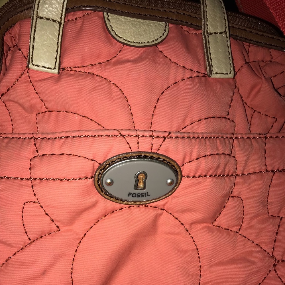 Vintage fossil cross body